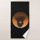 Scottish Highland Cattle Badhanddoek (Badhanddoek)