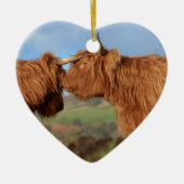 Scottish Highland Cattle Keramisch Ornament (Voorkant)