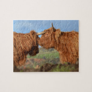Scottish Highland Cattle Legpuzzel