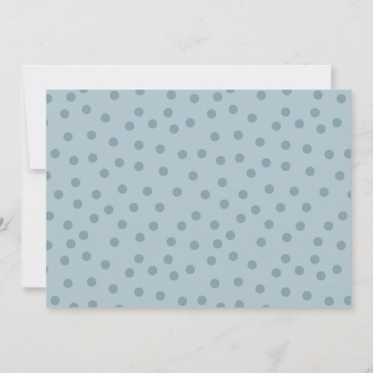 Scottish Highland Cattle Light Blue Birthday Party Kaart (Achterkant)