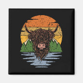 Scottish Highland Cattle Magneet (Voorkant)
