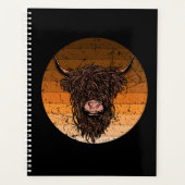 Scottish Highland Cattle Planner (Voorkant)