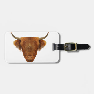 Scottish Highland Cattle Scotland Animal Cow Bagagelabel