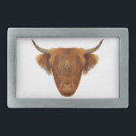 Scottish Highland Cattle Scotland Animal Cow Gesp<br><div class="desc">Dit prachtige Schotse Hoogland Cow-ontwerp is er zeker van dat het een beetje plezier zal toevoegen aan elke omgeving. Het low-poly geometrische ontwerp is digitaal met extra zorg en nauwkeurigheid getekend voor een uniek stuk kunst dat je nergens anders vindt.</div>