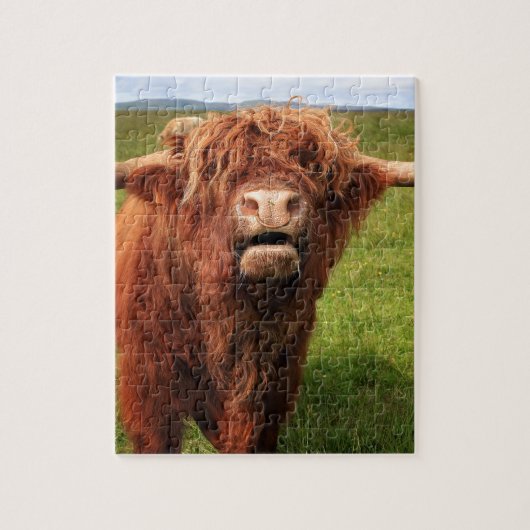 Scottish Highland Cattle - Scotland Legpuzzel (Verticaal)