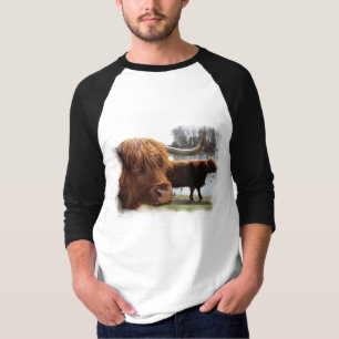 Scottish Highland Cattle ~ T T-shirt
