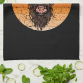 Scottish Highland Cattle Theedoek (Gevouwen)