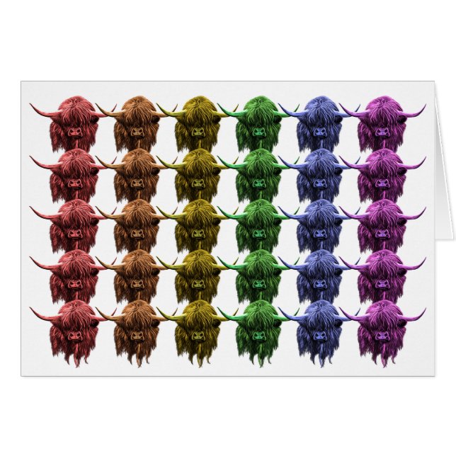 Scottish Highland Cow (Voorkant Horizontaal)