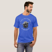 Scottish Highland Cow. Auld Lang Syne. T-shirt (Voorkant volledig)