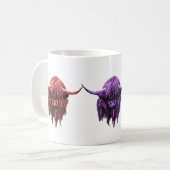 Scottish Highland Cow Koffiemok (Voorkant links)