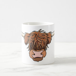 Scottish Highland Cow Koffiemok