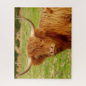 Scottish Highland Cow Legpuzzel (Verticaal)