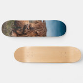 Scottish Highland Cow Longhorn Bull Rancher Skateboard (Horizontaal)