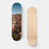 Scottish Highland Cow Longhorn Bull Rancher Skateboard (Voorkant)
