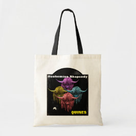 Scottish Highland Cow. Moohemian Rhapsody Tote Bag