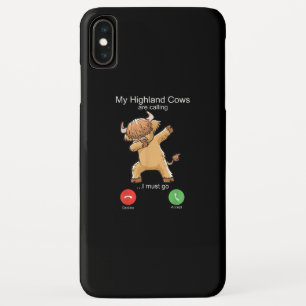 Scottish Highland Cow roept Case-Mate iPhone Case