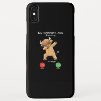 Scottish Highland Cow roept Case-Mate iPhone Case