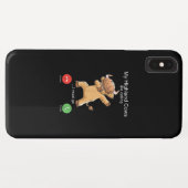 Scottish Highland Cow roept Case-Mate iPhone Case (Achterkant (horizontaal))
