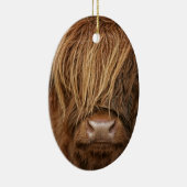 Scottish Highland Cow - Schotland Keramisch Ornament (Rechts)
