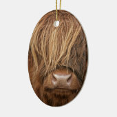 Scottish Highland Cow - Schotland Keramisch Ornament (Links)