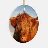 Scottish Highland Cow - Schotland Keramisch Ornament (Rechts)