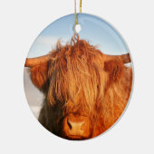 Scottish Highland Cow - Schotland Keramisch Ornament (Links)