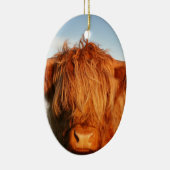 Scottish Highland Cow - Schotland Keramisch Ornament (Rechts)