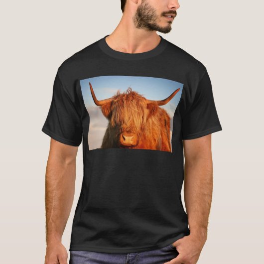 Scottish Highland Cow - Schotland T-shirt (Voorkant)