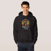 Scottish Highland Cow Scotland  Highlander Cattle  Hoodie (Voorkant volledig)