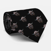 Scottish Highland Cow Stropdas (Opgerold)