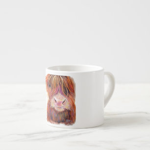 SCoTTiSH HigHLaND CoW' THe Kind 2' door SHiRLeY Ma Espresso Kop