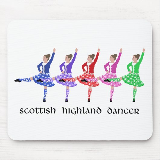 Scottish Highland Dance Line Muismat (Voorkant)