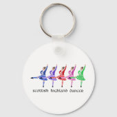Scottish Highland Dance Line Sleutelhanger (Voorkant)