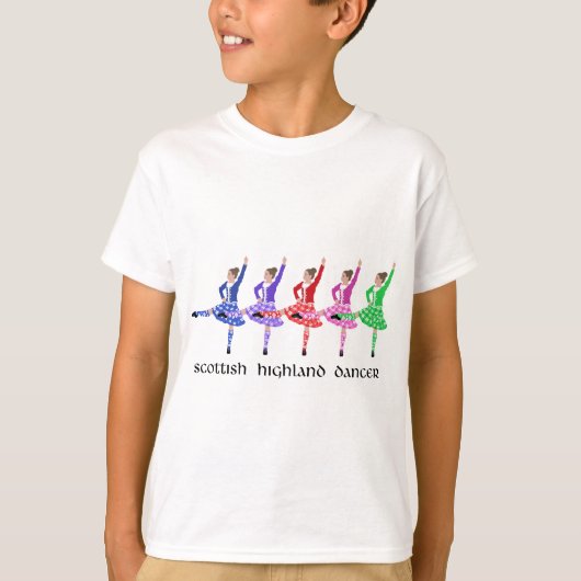 Scottish Highland Dance Line T-shirt (Voorkant)