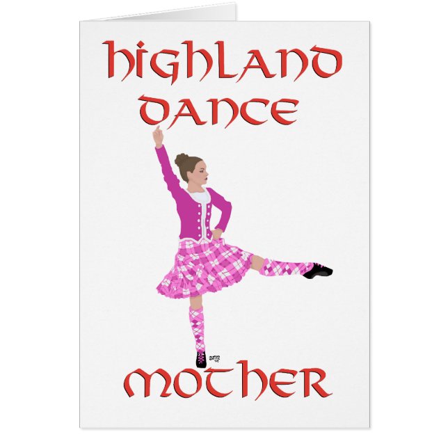Scottish Highland Dance moeder (Voorkant)