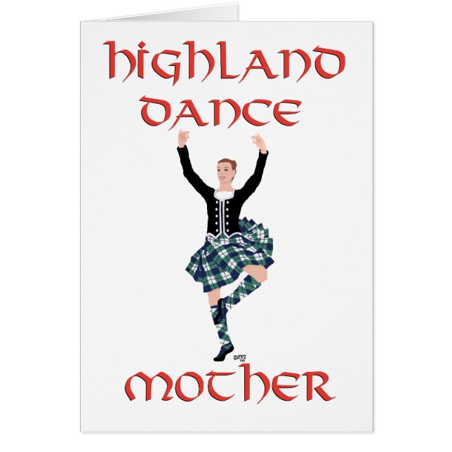 Scottish Highland Dance moeder (Voorkant)