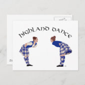 Scottish Highland Dance Reel Briefkaart (Voorkant / Achterkant)