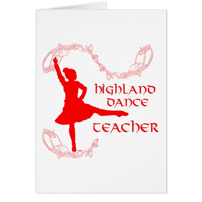Scottish Highland Dance Teacher (Voorkant)