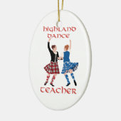 Scottish Highland Dance Teacher Keramisch Ornament (Links)