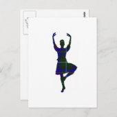 Scottish Highland Dancer Briefkaart (Voorkant / Achterkant)