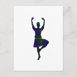 Scottish Highland Dancer Briefkaart