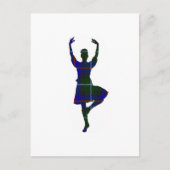 Scottish Highland Dancer Briefkaart (Voorkant)