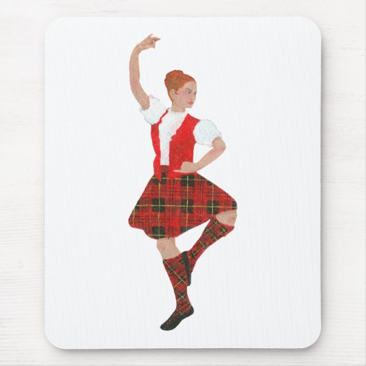 Scottish Highland Dancer Erskine Tartan Muismat (Voorkant)