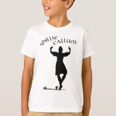 Scottish Highland Dancer Ghillie Callum T-shirt (Voorkant)