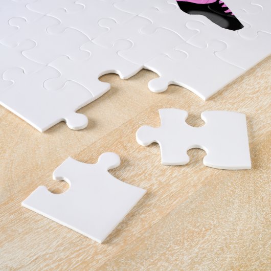 Scottish Highland Dancer Pink Legpuzzel (Zijkant)