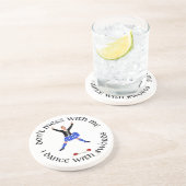 Scottish Highland Dancer Zandsteen Onderzetter (Zijkant)