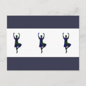 Scottish Highland Dancers Briefkaart (Voorkant)