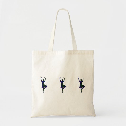 Scottish Highland Dancers Tote Bag (Voorkant)