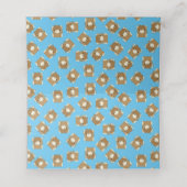 Scottish Highland Koe Baby shower Blue Plaatskaartje (Binnenkant ongevouwen)