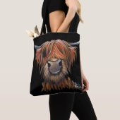 Scottish Highland Koe "BRUCE" Bag Tote Bag (Dichtbij)